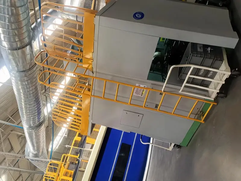 Escalera de gato instalada en planta química